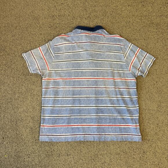 Tommy Bahama Relax Pima Cotton Striped Polo Shirt US Men's XXL - Picture 2 of 6
